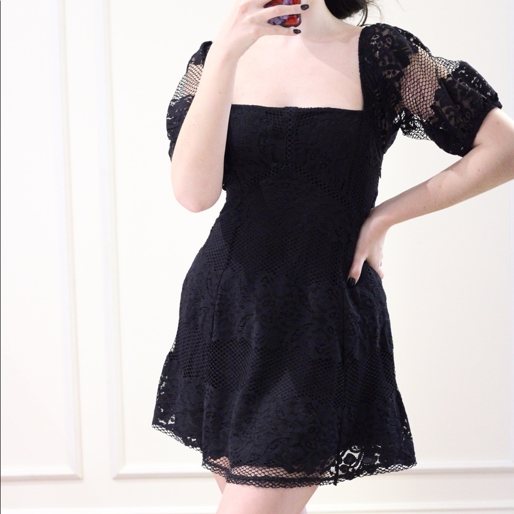 Free People Mini Lace Dress